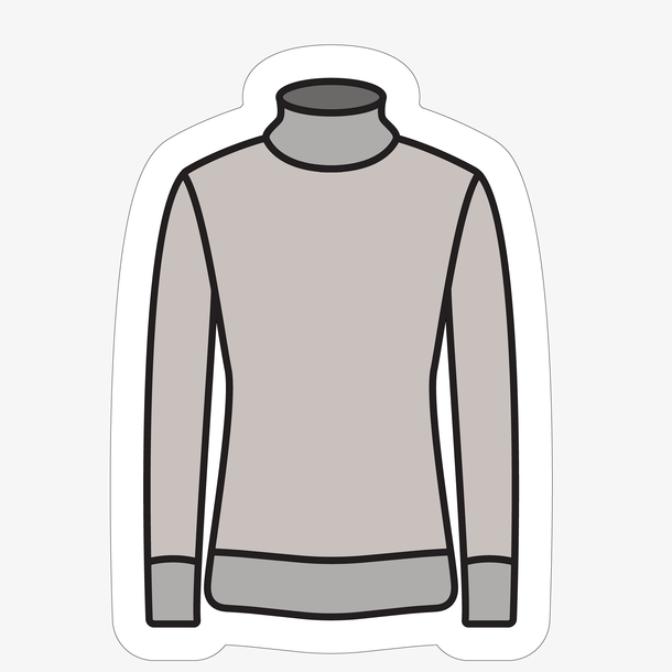 关键词 : 贴纸设计,标签设计,高领毛衣,矢量图,卡通,手绘,服装设计