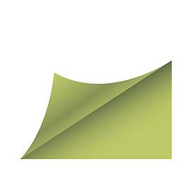 绿色手绘的纸张装饰