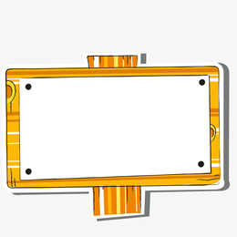 矢量告示牌素材