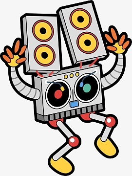 卡通高科技产品免抠机器人png