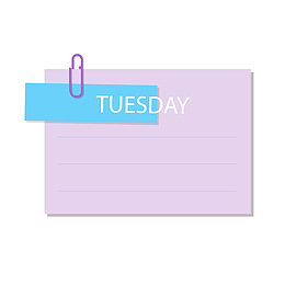 矢量空白纸便签纸