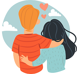 浪漫情侣贴纸装饰贴纸