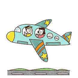 手绘飞机