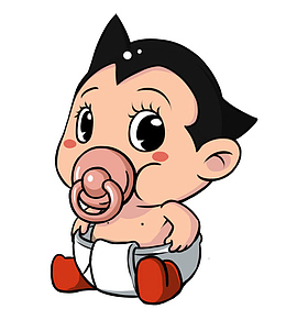 吸奶嘴的小孩