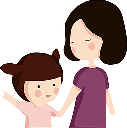 母亲节带小孩的妈妈