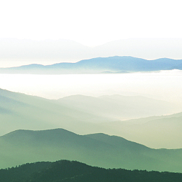 清明节水墨风山水