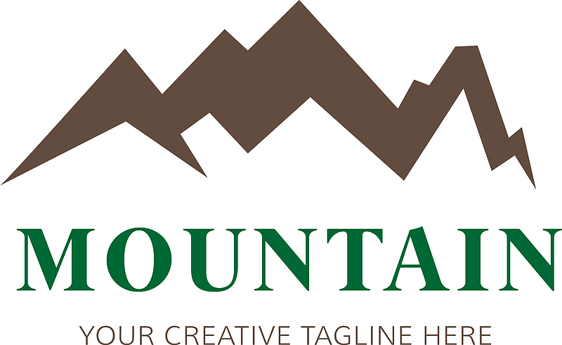 创意山峰logo图