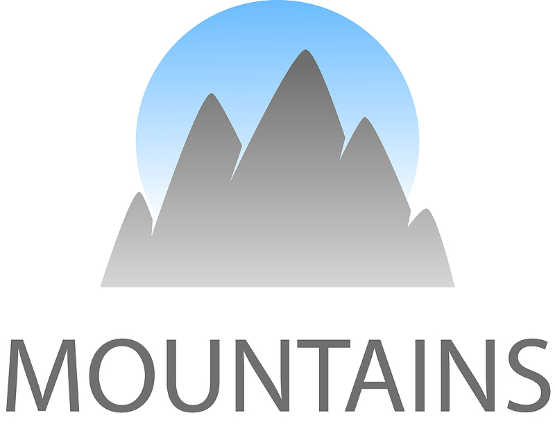 山峰logo设计素材图