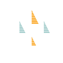 圆形矢量山峰素材图