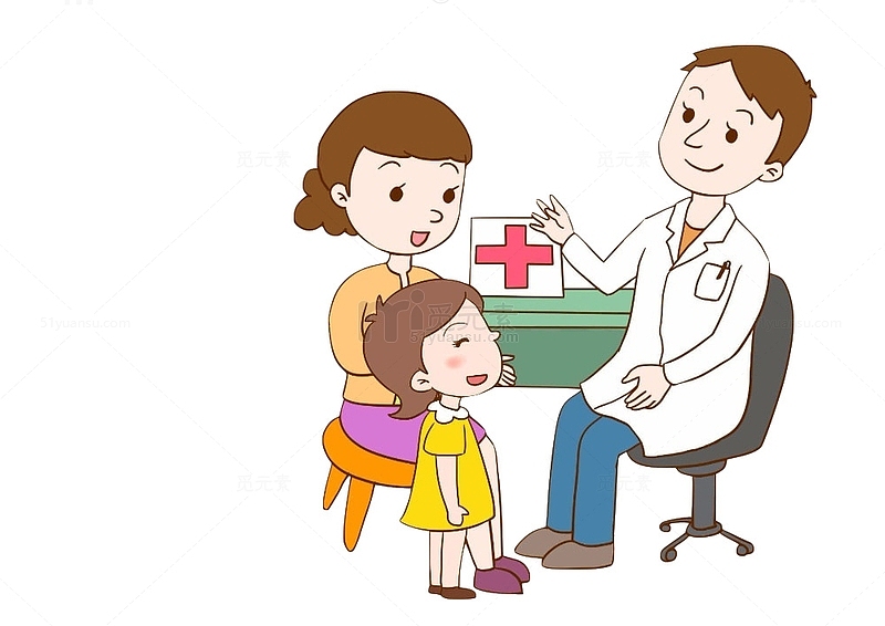 小孩感冒儿童生病吃药打针发烧咳