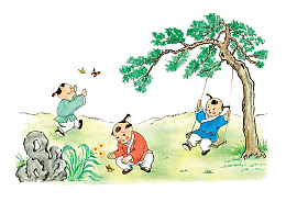 卡通装饰人物介绍海报设计古代小