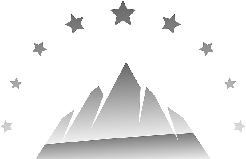 五角星山脉logo图