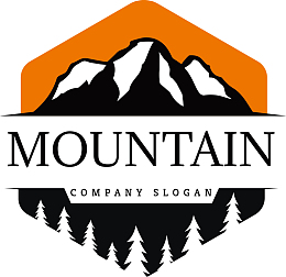 山峰logo创意设计图