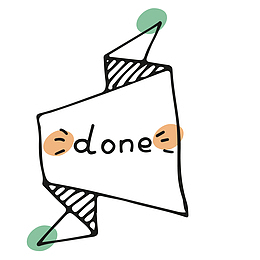 已完成的英文图案