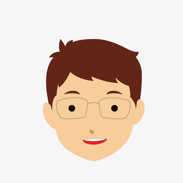 卡通男头像png下载