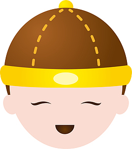 卡通手绘古代男孩头像