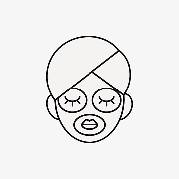 敷眼敷面膜的头像png白色贴式面膜png手机贴膜png手机屏幕防刮保护膜