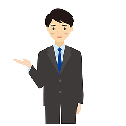 卡通装饰人物介绍海报设计男士