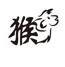 卡通手绘装饰十二生肖简笔画头像