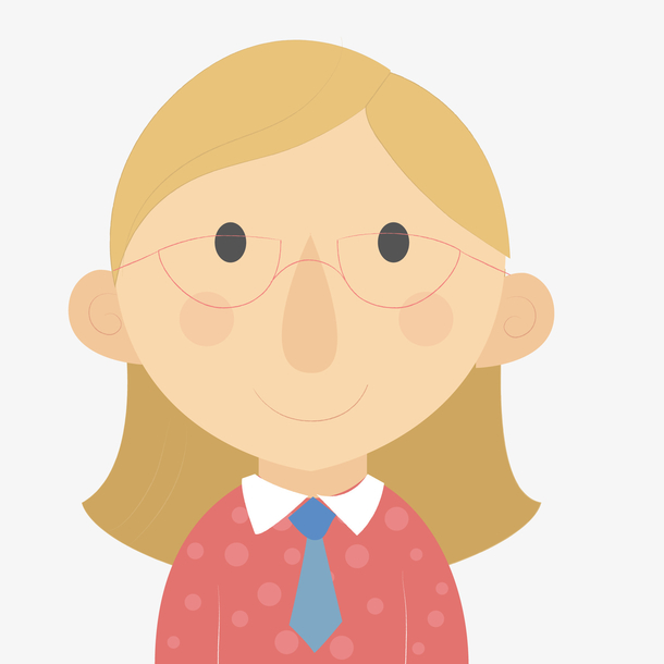 关键词 : 人物设计,卡通人物,微笑,戴眼镜,头像设计,简历,矢量图[声明