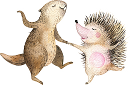 卡通可爱小动物装饰设计动物头像