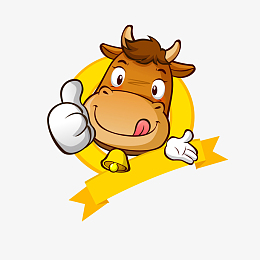 卡通手绘牛肉食物标签设计