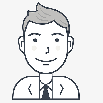 卡通手绘动漫男人头像