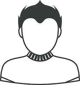 手绘男人头像图