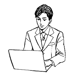 手绘的卡通头像男生