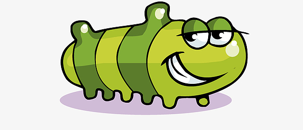 小虫子卡通图片_小虫子卡通素材_觅元素