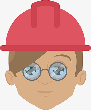 安全帽的工程师png矢量建筑工人png精美建筑工程师人物矢量图png劳动