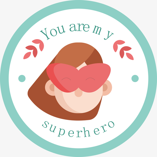 可爱圆形女孩头像