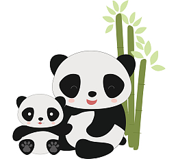 卡通可爱小动物装饰动物头像