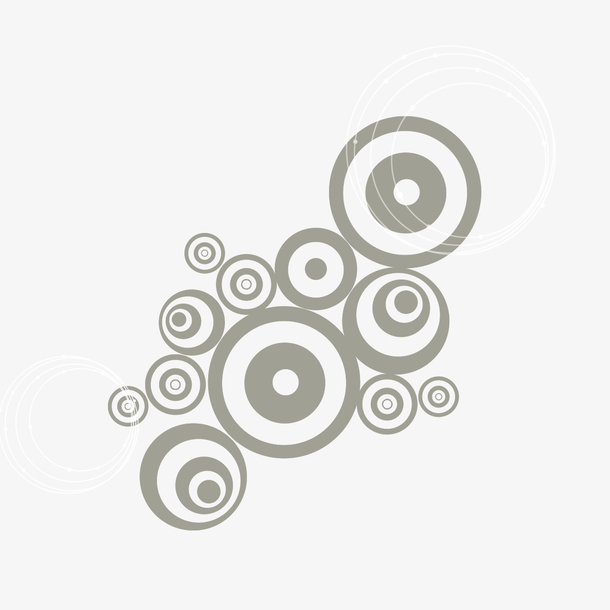 白色圆圈图案抽象
