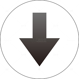 向下圆圈黑色箭头图标矢量素材