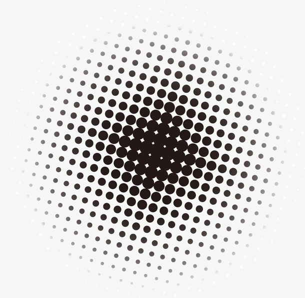 手绘黑色圆点素材免费下载_觅元素