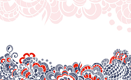 复古花纹矢量图装饰