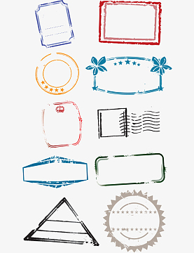 的邮票aipng旧金山金门大桥邮票aipng彩色的可爱卡通圣诞邮票aipng