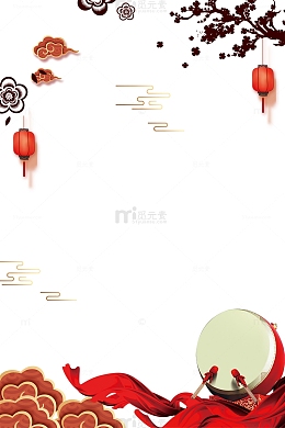 感恩教师节复古主题边框