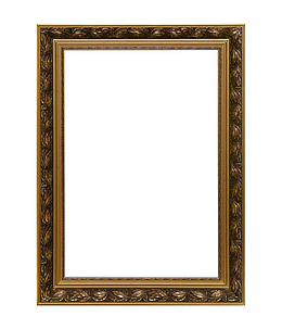 复古实木雕刻画框