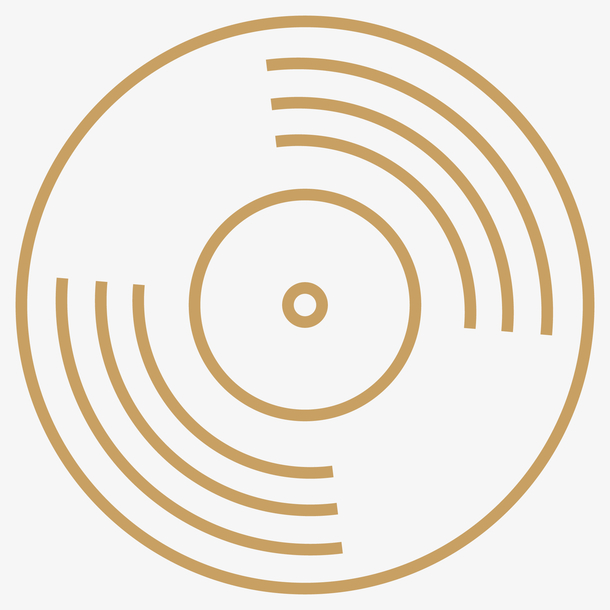 矢量复古唱片插画