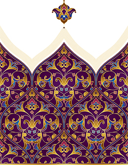 景泰蓝花纹矢量图案设计