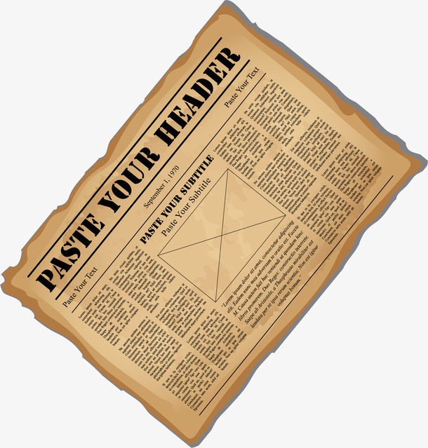 方形报纸素材免费下载_觅元素