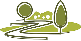 绿色简约线条小道