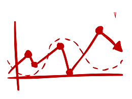 坐标轴图表卡通插画