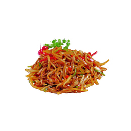 红椒榨菜肉丝食品餐饮