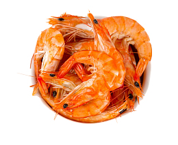 实物一盘油焖虾