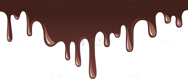 咖啡色巧克力液体