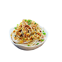葱花鸡丝凉面食品餐饮