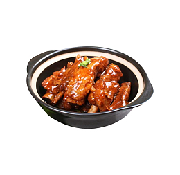 酱香排骨砂锅食品图片